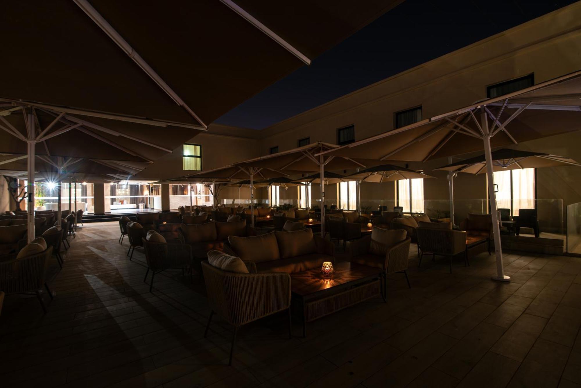 Dominium Palace 아가디르 외부 사진 The terrace of the restaurant